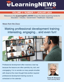 January eLearningDoc Newsletter Thumbnail